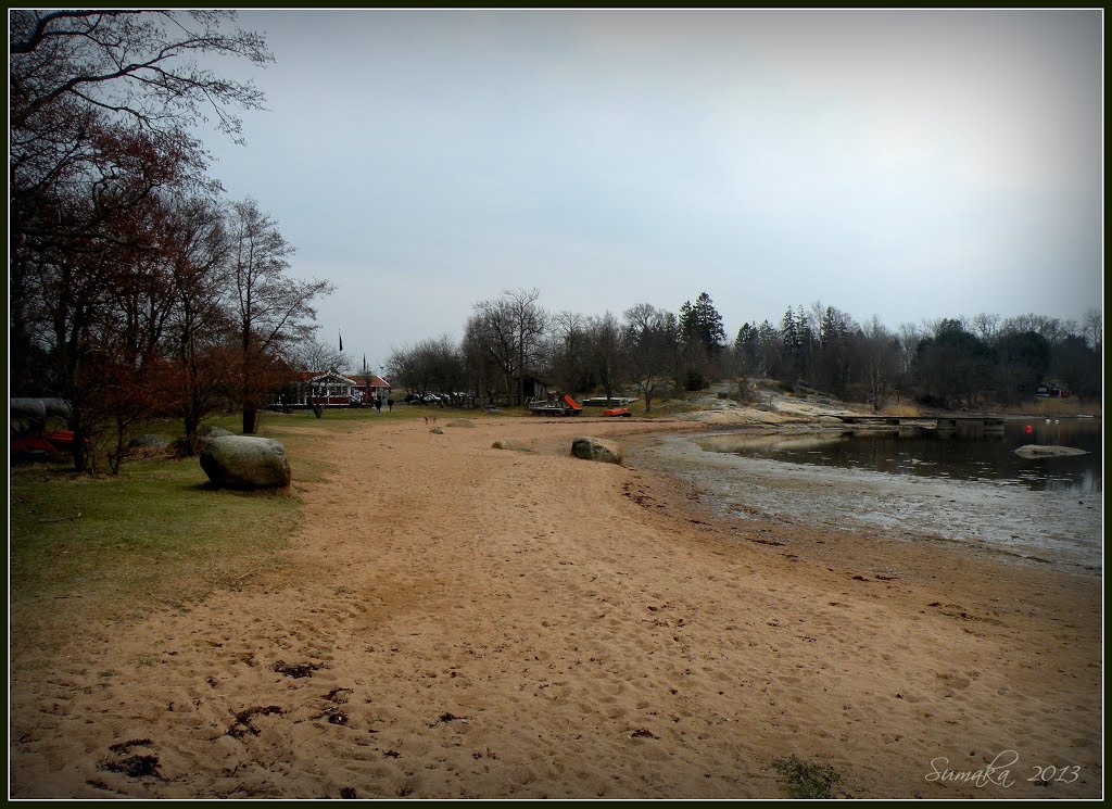 Dragsö bathing beach by Spacebug