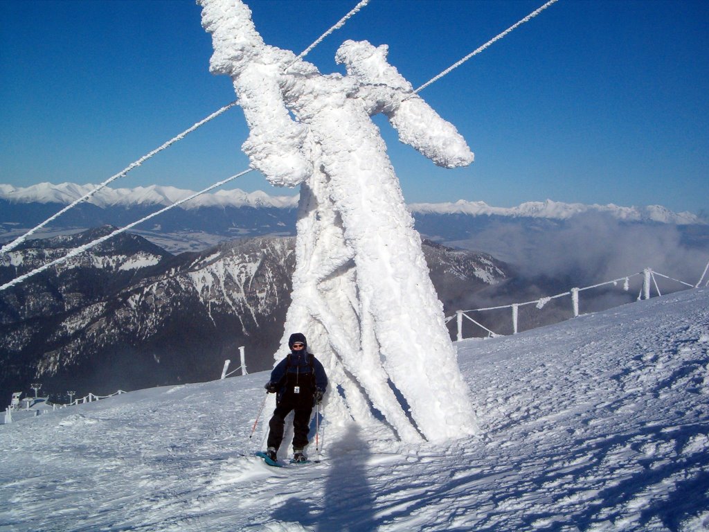 Ski lift, High Tatras and I by angabor