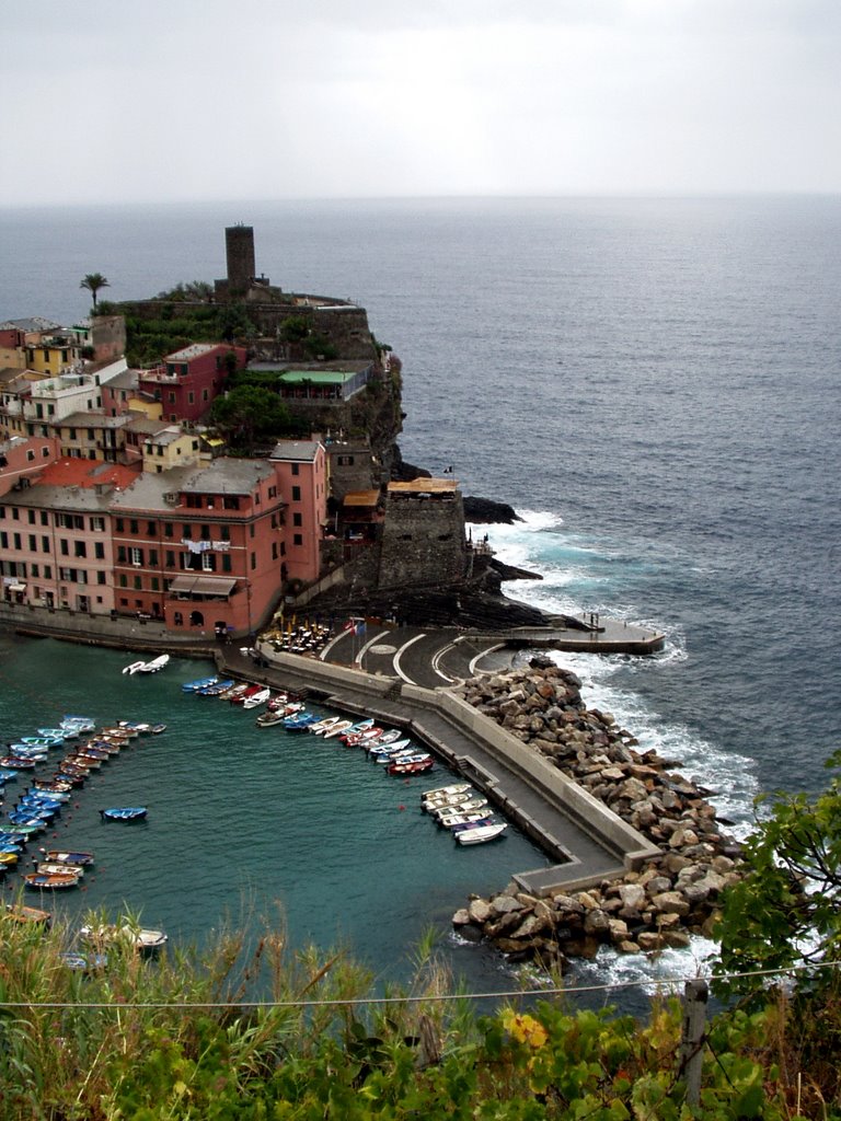 Vernazza seen from the footpath by Riccardo Lazzeretti