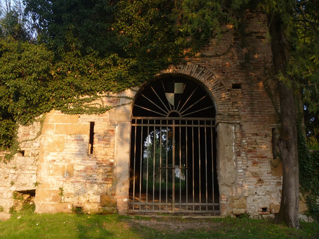 Fronte della Grande Guerra 1915 - 18 ingresso ai ruderi del Castello di Collalto by Giampietro Pasqualini