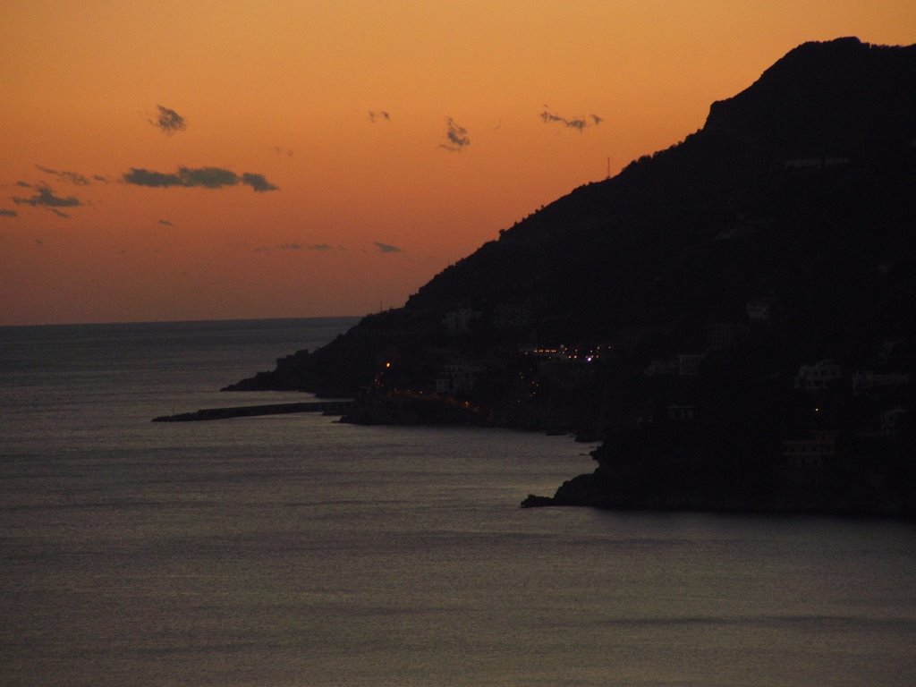 Vietri sul mare Costiera Amalfitana Salerno Veduta al tramonto by Alessandro Staffiero