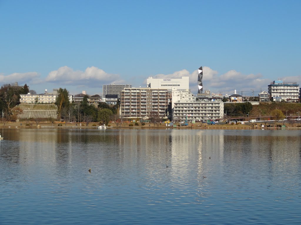 Lake Senba + Mito Art Tower by Bemani 247