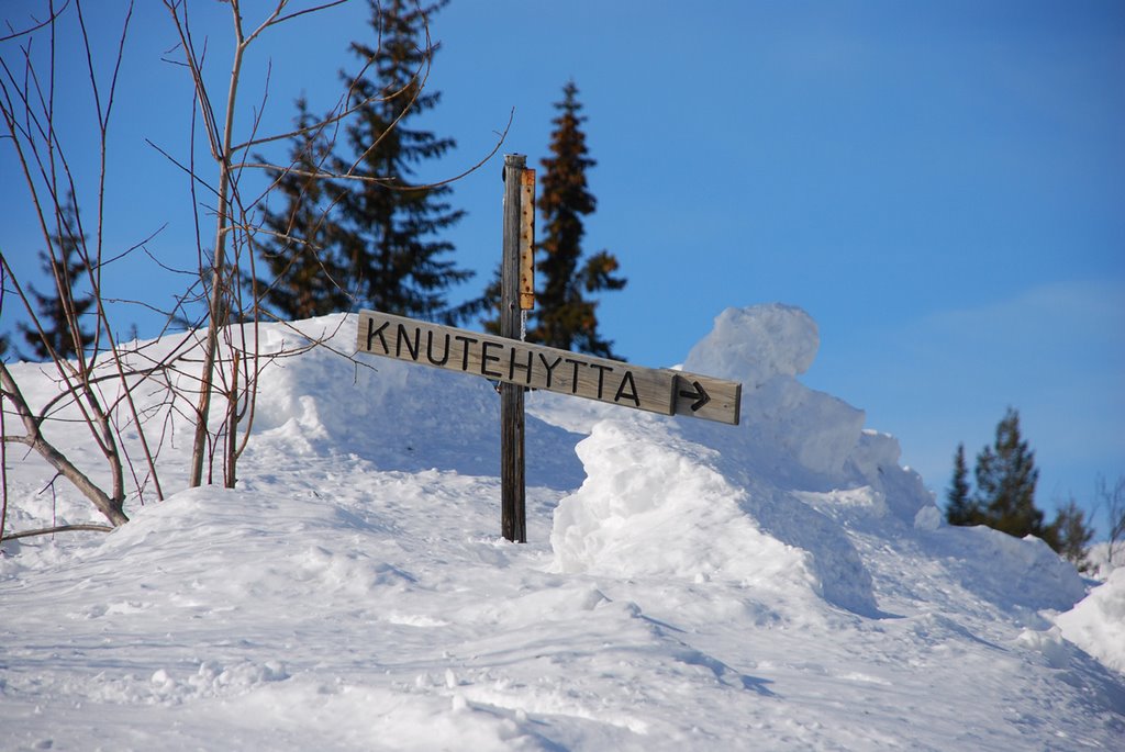 Knutehytta sign by Frederik van der Veer