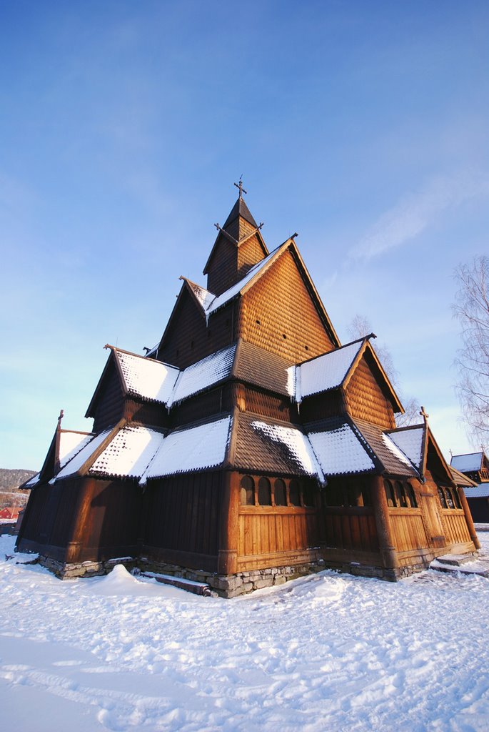 Heddal Stavkirke by Frederik van der Veer