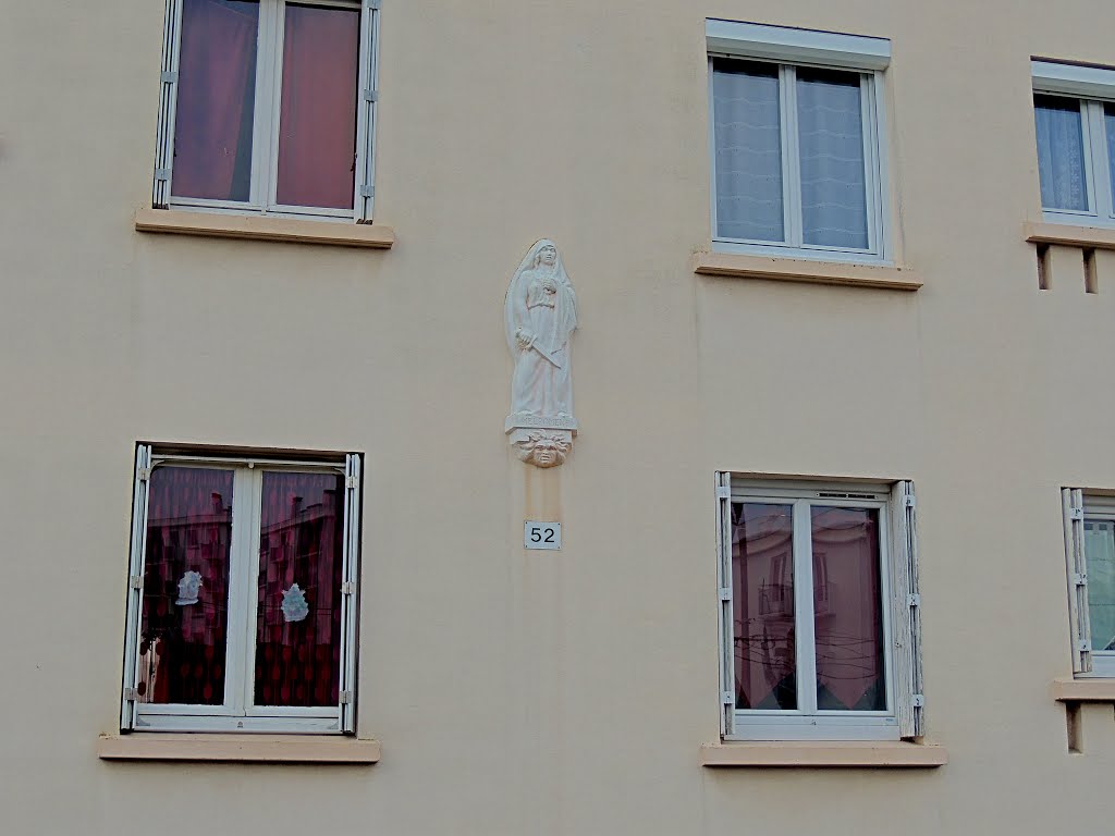 Nantes, rue Mauvoisins, immeuble Melpomène by tofil44