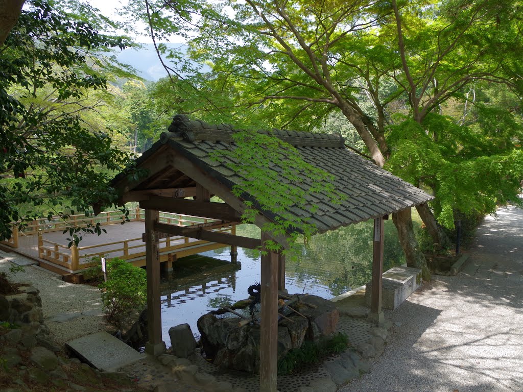 高鴨神社の手水舎 御所市鴨神 2013.4.18 by as365n2