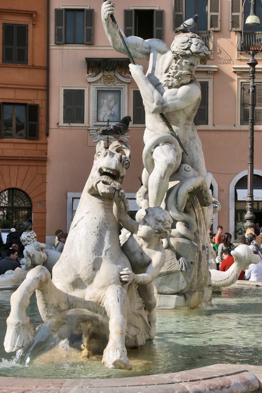 Fontana di Nettuno. Pz. Navona by Quique Morrique