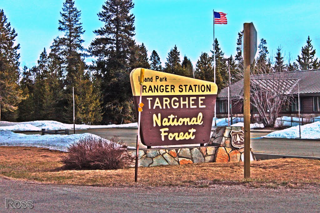 Island Park Idaho Ranger Station by Ross Dean Mitchell .com