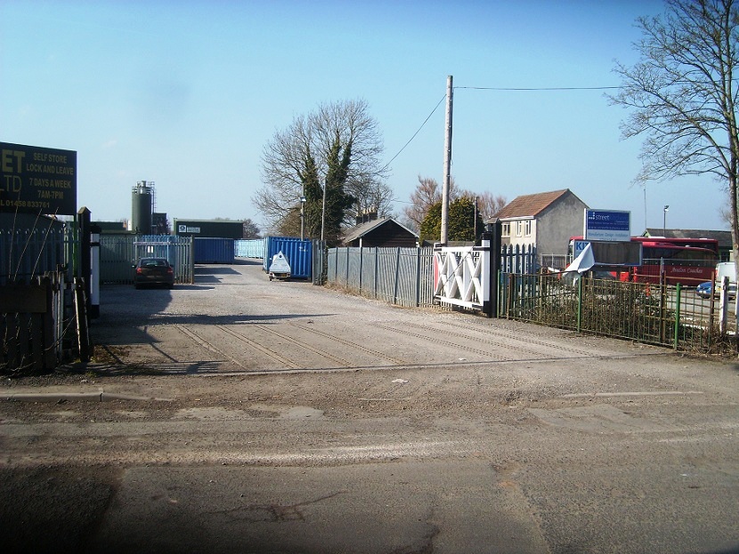 Site of Glastonbury & Street station by Robin Summerhill