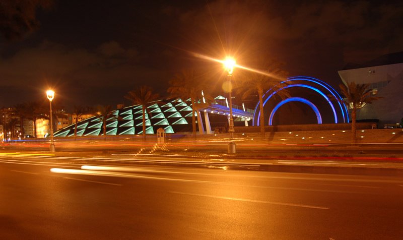 Bibliotheca Alexandrina (Night) by Sherif Sharaf