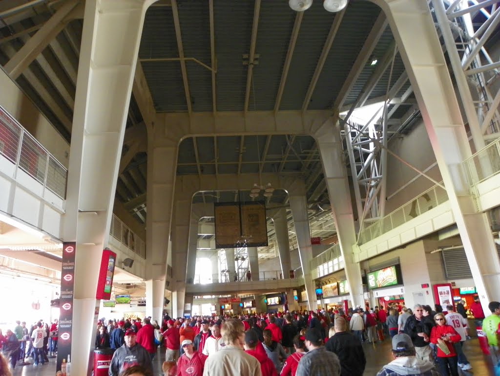 Underneath stands, Great America Ballpark by MikeFromholt