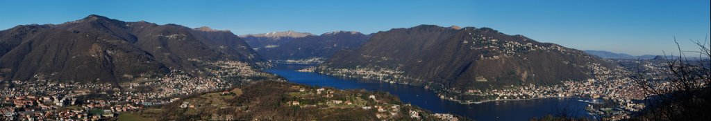 Il Lago di Como dal Monte Sasso by Sergio Canobbio