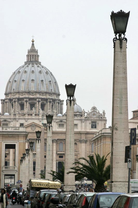 Saint Peter's Basilica and Via Conciliazione by Quique Morrique