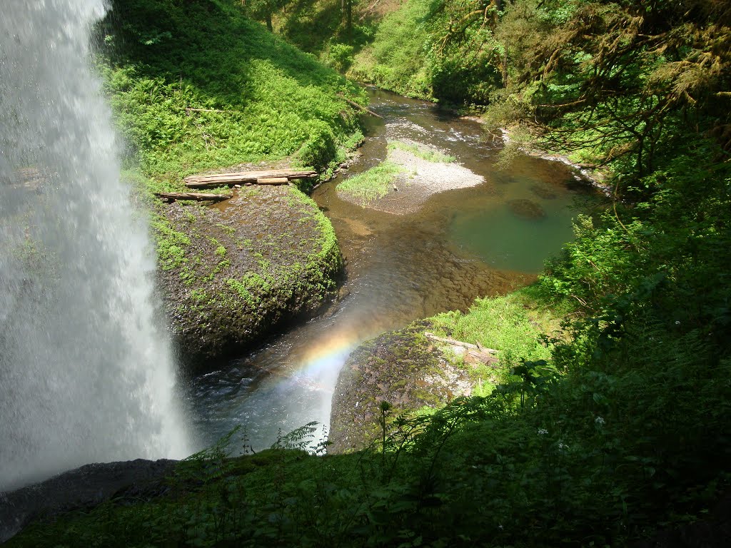 Pool below falls, Silver Falls State Park, OR by backpacker2004