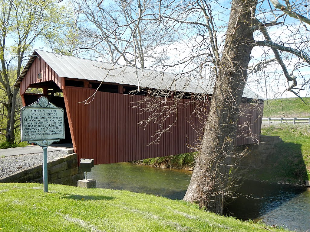 Simpson's Creek covered bridge by chris65