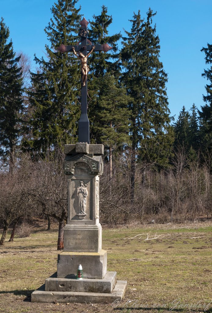 Pohledy-Samoty, kříž - Pohler-Einsiedel, Kreuz by Klaus von Jansdorf