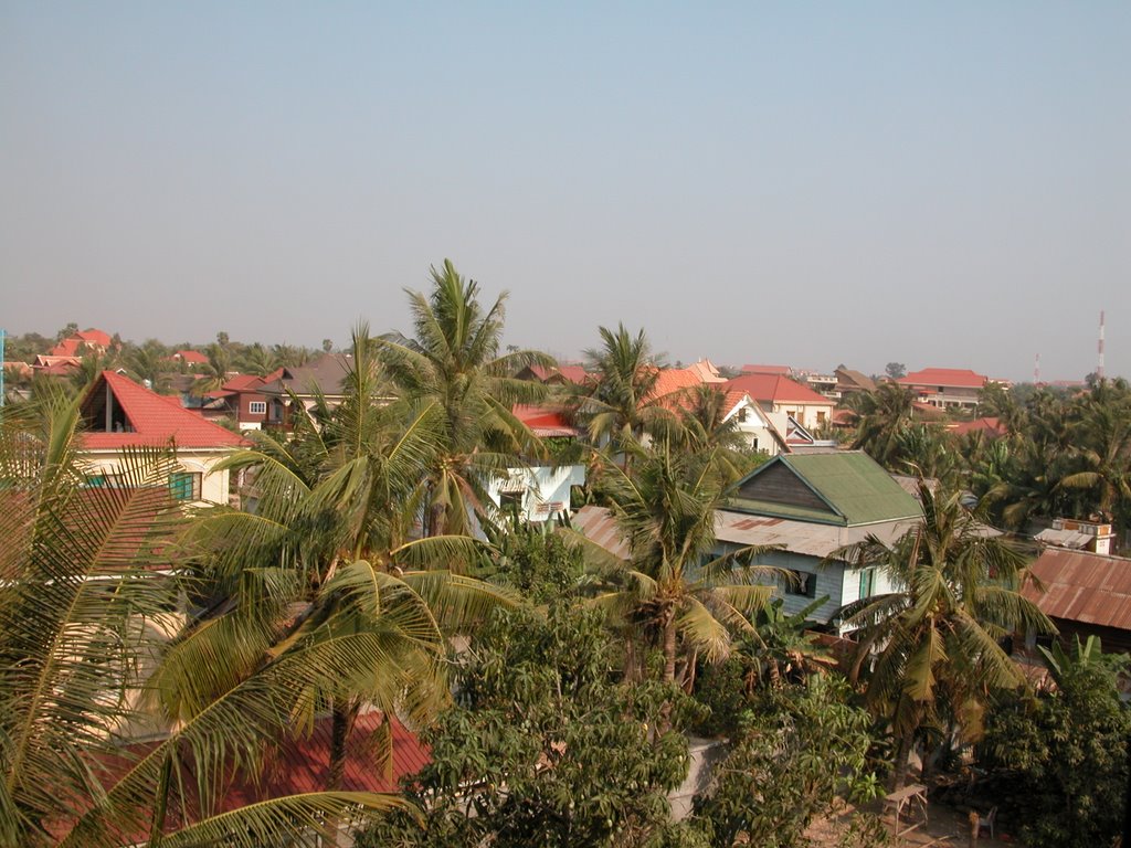 View from Ancient Angkor Guest House, Siem Reap, Cambodia by Victor Gorbachev