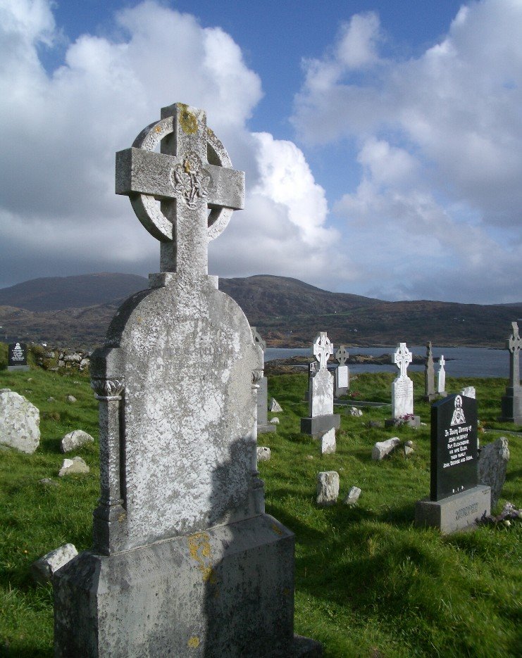 Graveyard, Emlagh, Kerry. by Darren Roberts