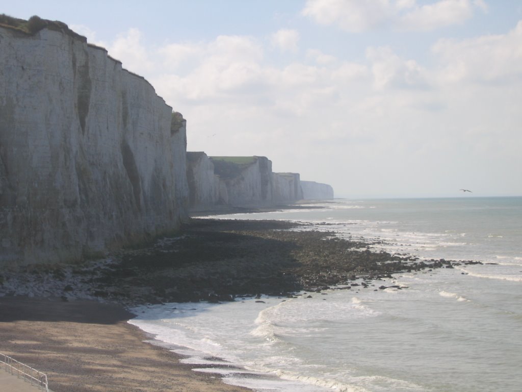 AULT PLAGE ET FALAISE by d'Augerot