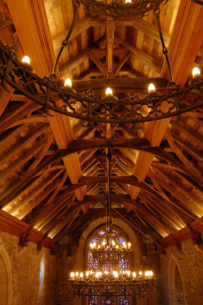 Swords Castle Church roof by Poppy