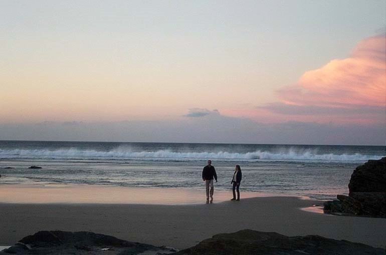 Ribadeo Playa Catedrales Atardecer by © xeima