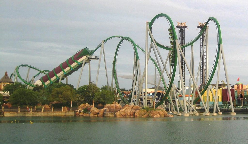 The Incredible Hulk Coaster (Islands Of Adventures, Universal Studios; Orlando, Florida) by DavidJuaquin