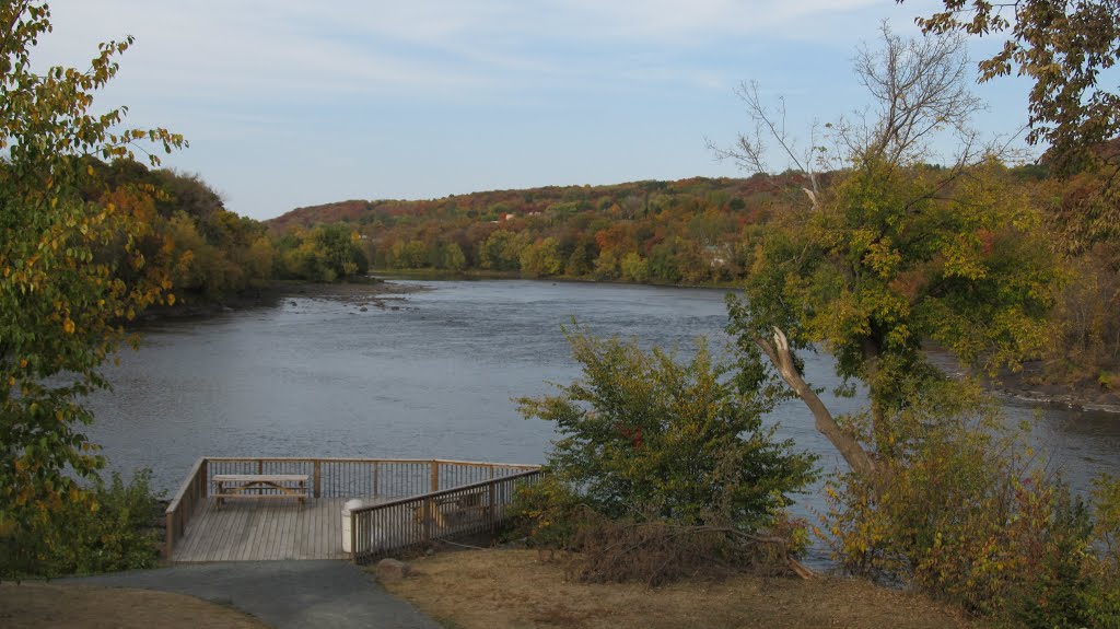 Sep 2012 - Taylors Falls, Minnesota. St. Croix River from Taylors Falls. by BRIAN ZINNEL