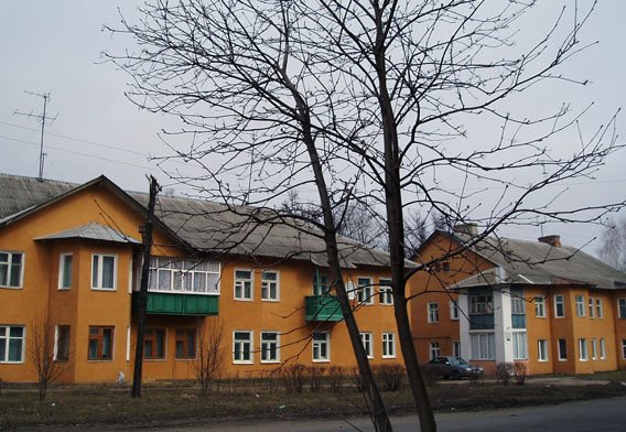 Yellow houses by Sarychev Sergei