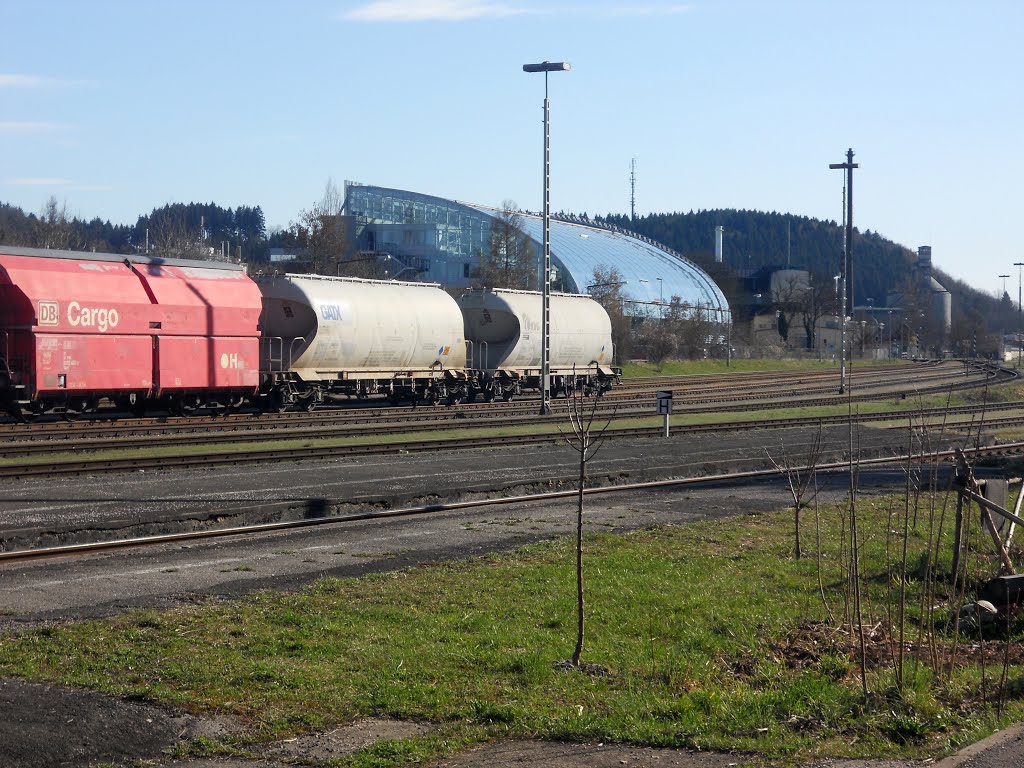 Waggons in Trostberg by Christoph Rohde