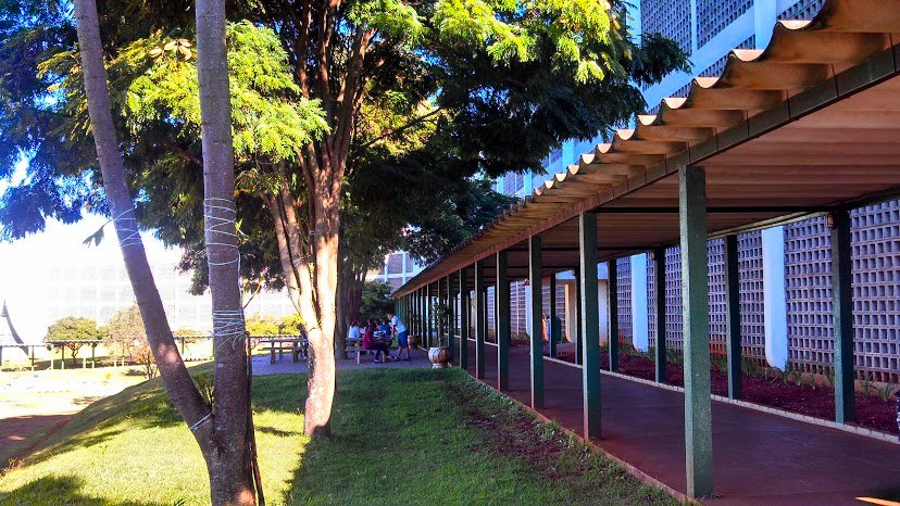 Vista parcial do Campus da Unioeste em Cascavel, PR. by Ricardo Mercadante