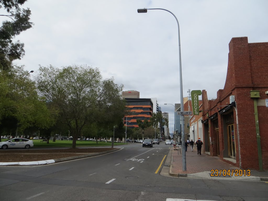 View looking east along Waymouth Street near Light Square in ADELAIDE, in SA, on 23-04-2013 by Peter John Tate,