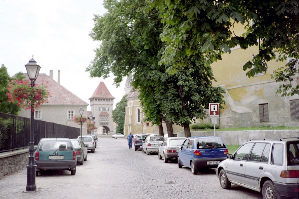 Kőszeg Inner City, analog photo - Kőszeg belváros, analóg felvétel, July,2004 by PanoramioHungary