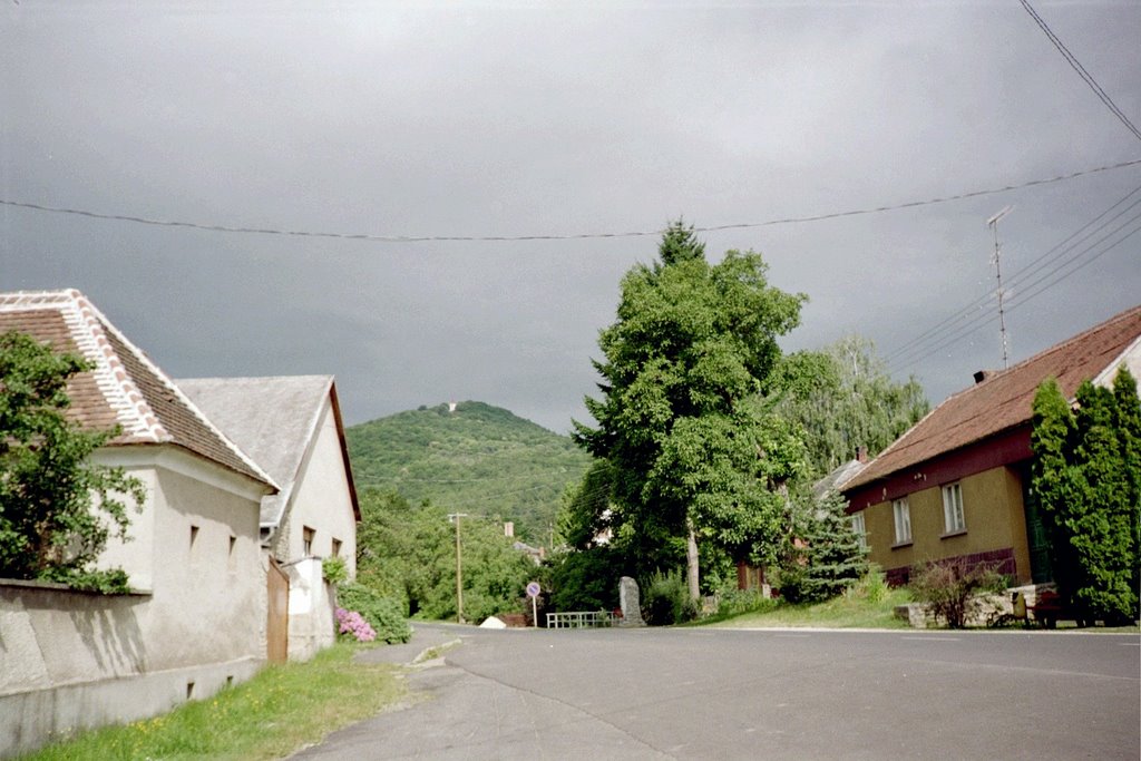 View to St.Veit Chapel from July,2004, analog photo - A Szent-Vid hegy Velemből by PanoramioHungary