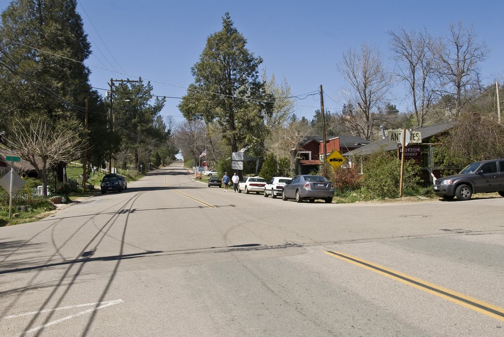 Looking Northwest along Main Street in the picturesque town of Julian by Fred Henstridge