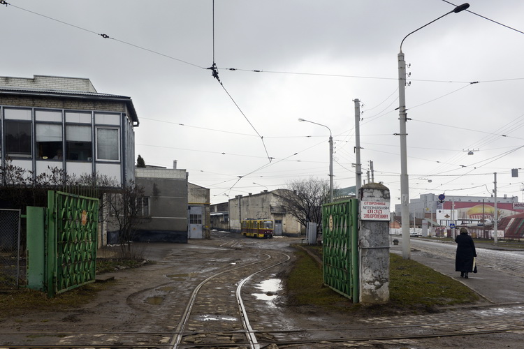 Lviv, going to the tram remise by Dolph Kessler