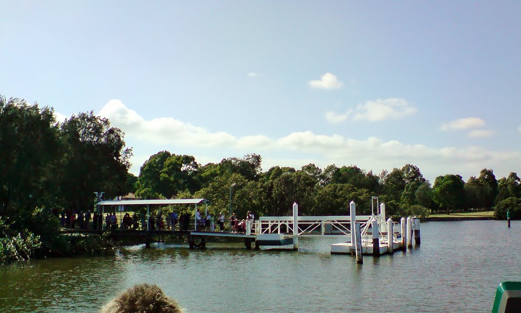 Parramatta to Circular Quay Ferry , approaching Rydelmere Wharf ... by Michael Caine