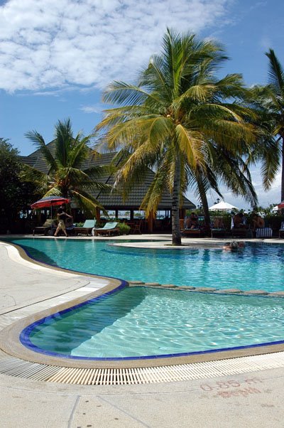 Swimming Pool. Paradise Island by Gordon Abben