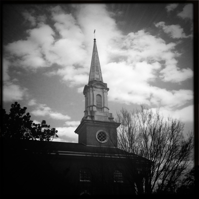 B&W church by JamppaFL