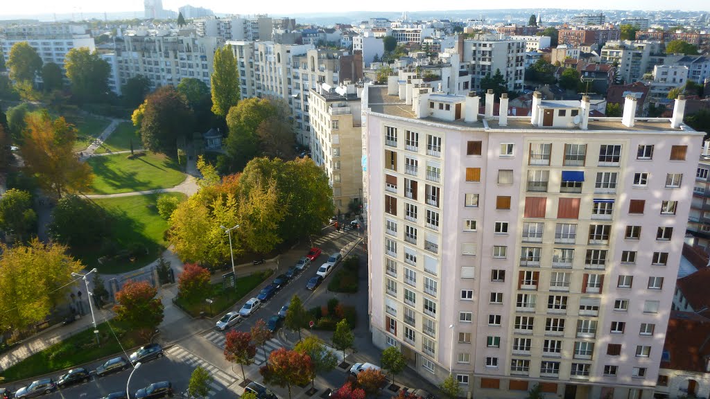 Vanves, parc frederic pic & pl kennedy by philippe guery