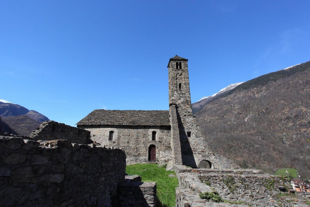 Sta Maria del Castello church, Giornico, Switzerland by Tom Waugh