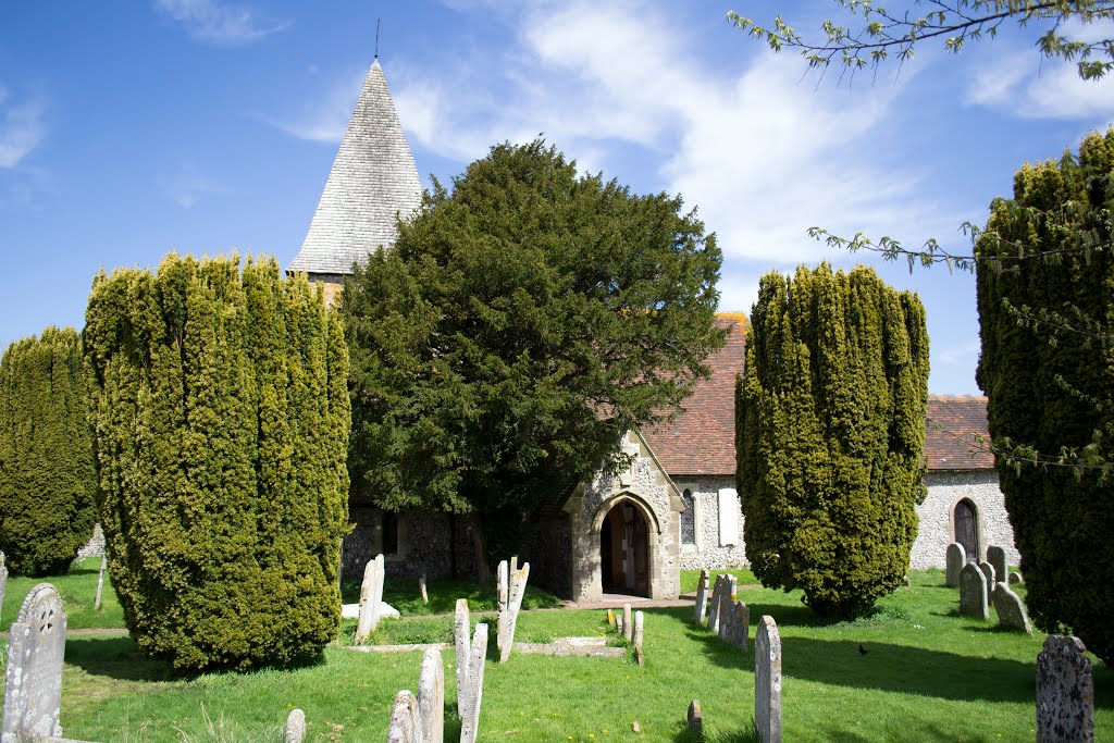 Church of St Peter, Rodmell, East Sussex, UK by John Starnes