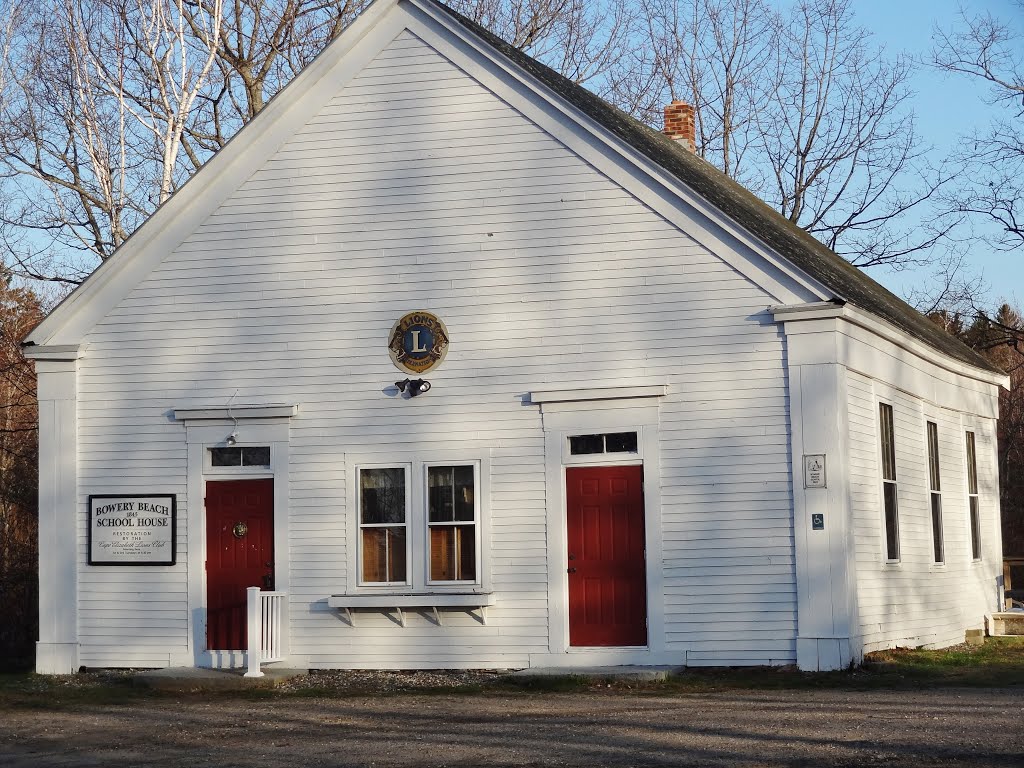 1845 Bowery Beach School House; Cape Elizabeth Maine by Taoab