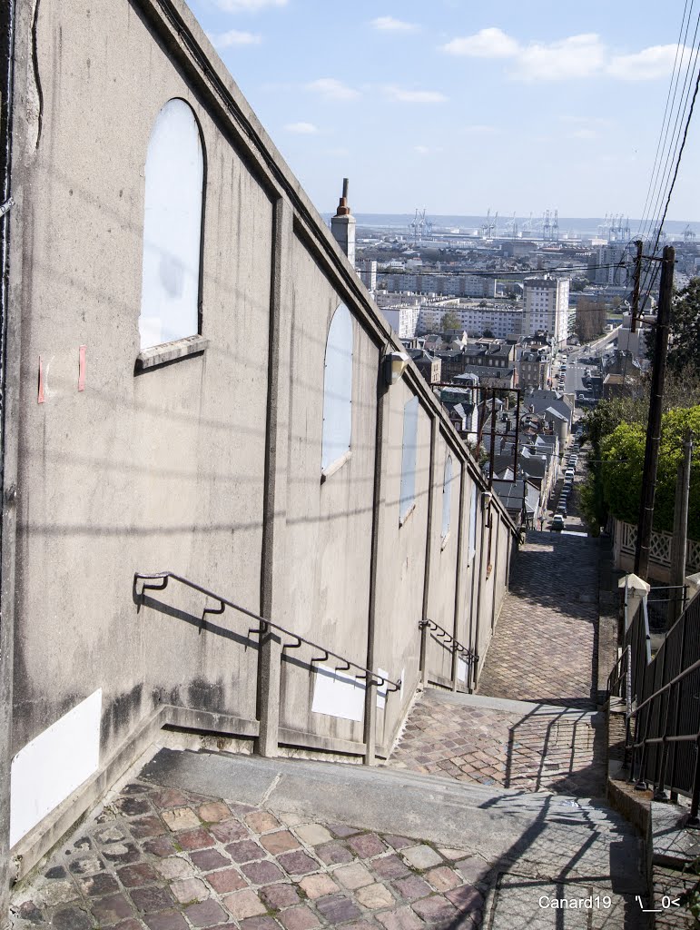 Escalier de Montmorency (ex plus grand escalier roulant de France) by Canard19