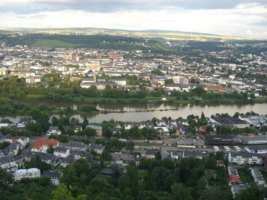 Mariensäule mit Blick auf Trier by jjjbbd