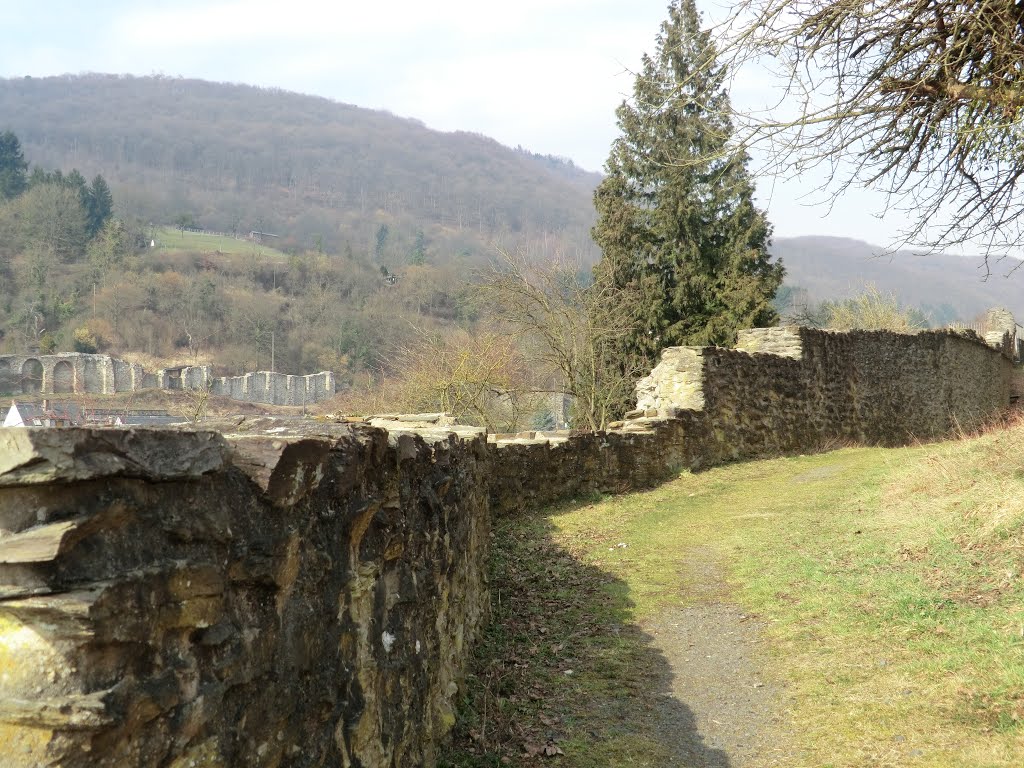 Dausenau, hinter der Stadtmauer by Nök