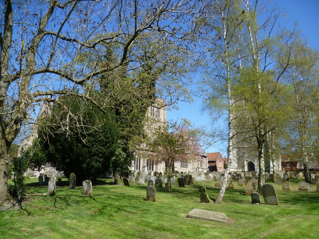 St. nicolas churchyard, east dereham, norfolk. may 2013. by Michael & Grace.