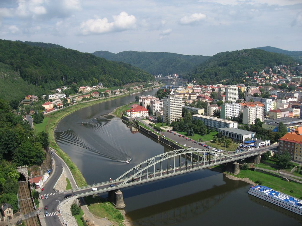 Die Elbe in Decin by tuaihle