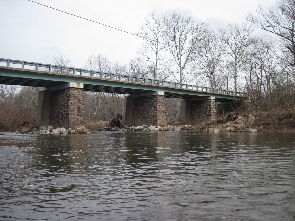 Shoemaker bridge road from down river by midatlanticriverrat