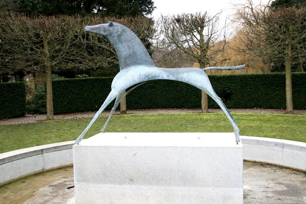 The "Sun Horse", at "The Memorial Park", Århus by Jesper Berling