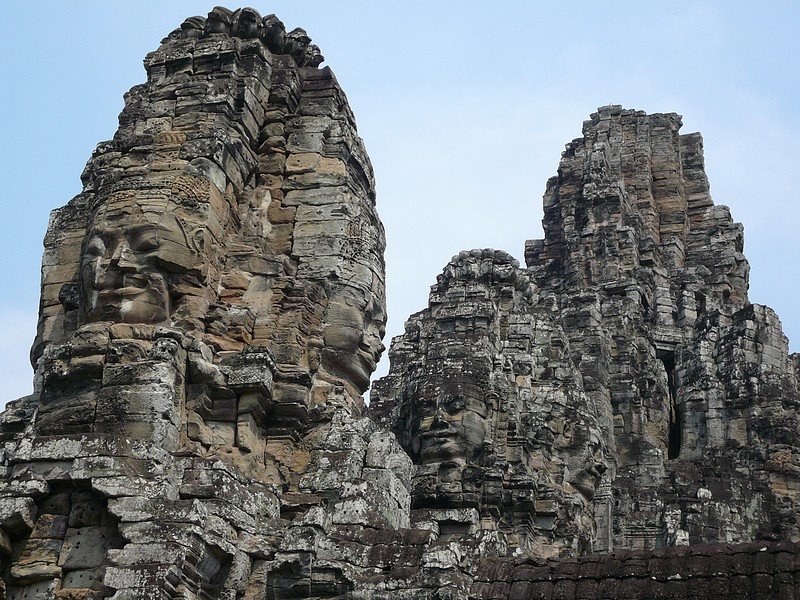 Bayon Heads by Martin Jendrichowski